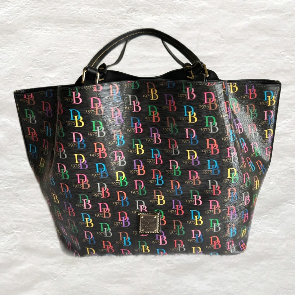 Dooney & Bourke Signature Db75 Multicolor Flynn T… - image 4